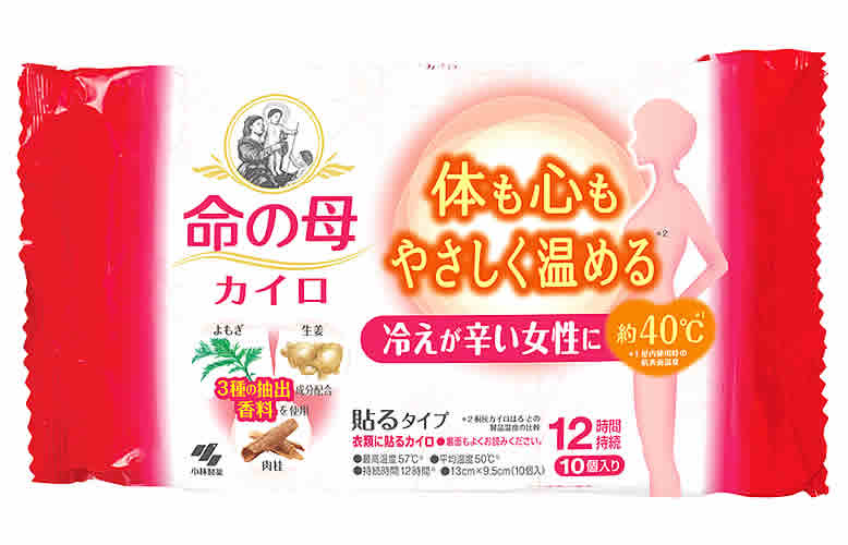 小林製薬 命の母 カイロ貼る (10個) 使いすてカイロ 防災 備蓄 4901548603844 使い捨て 冷え性