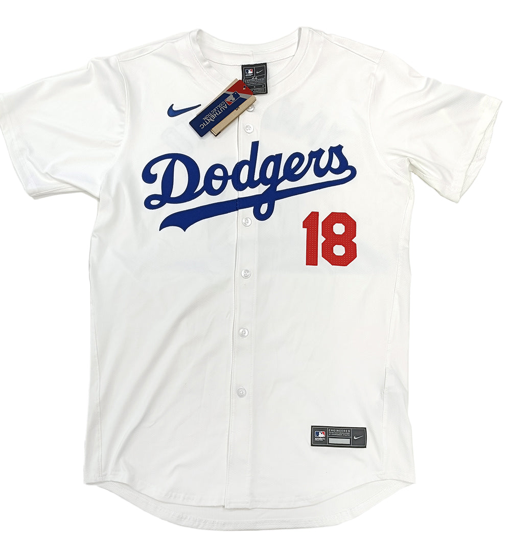 MLB ドジャース 山本由伸選手 エリートユニフォーム オーセンティック ホワイト 198117422410 / 198117422157