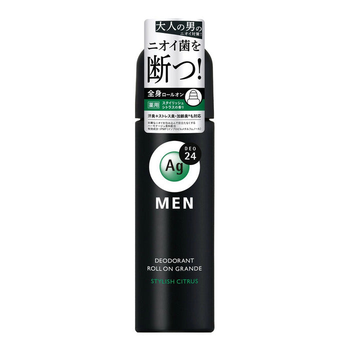 ファイントゥデイ エージーデオ24メン メンズデオドラントロールオン グランデ (スタイリッシュシトラス) 120mL (医薬部外品) 4550516493903