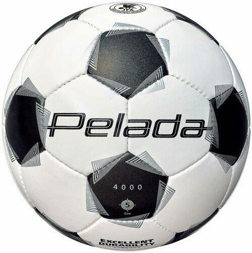 モルテンサッカーボール5号検定球ペレーダ4000 ホワイト/ブラック F5K4000(1個) 4570031018870