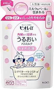 ビオレu 角層まで浸透する うるおいバスミルク ほのかでパウダリーな香り つめかえ 480ml 4901301218377