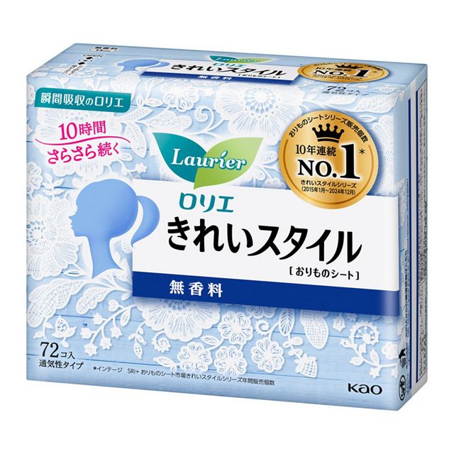 ロリエ きれいスタイル 無香料 72コ入 4901301306210