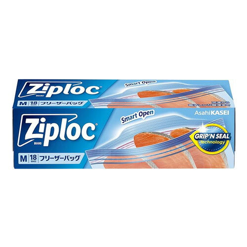 旭化成ホームプロダクツ ジップロック フリーザーバッグ M 18枚入 4901670116151