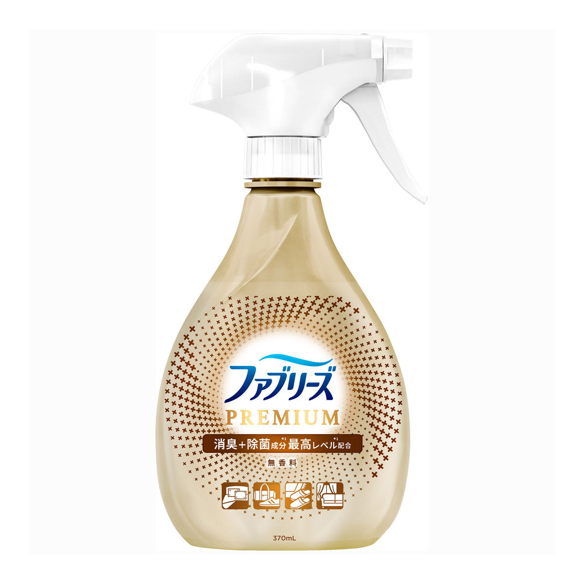 「ポイント10倍」 P&G ファブリーズ プレミアム W除菌+消臭 無香料 本体 370ml 4987176207852