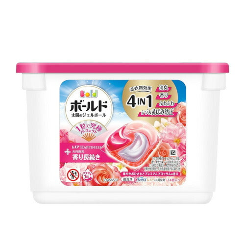 P&G ボールドジェルボール4D華やかおひさまとプレミアムブロッサムの香り本体 4987176362919