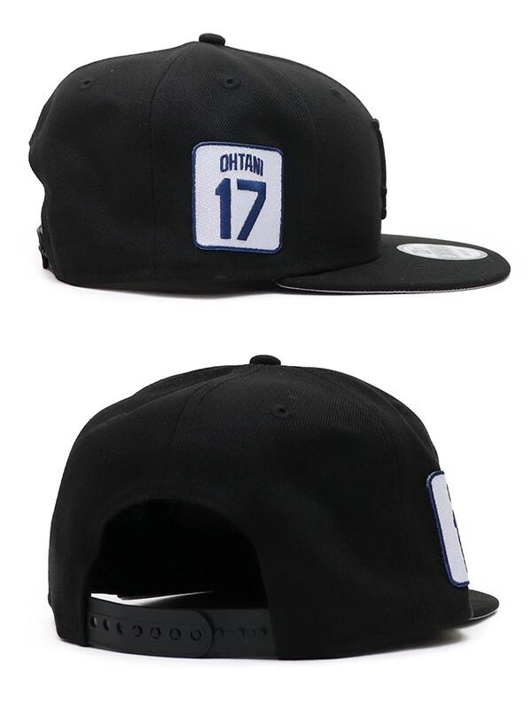 【正規品】ニューエラ【NEW ERA】60585258 9FIFTY 大谷翔平 17 Los Angeles Dodgers ロサンゼルス・ドジャース 950 キャップ LA 帽子 MLB メンズ レディース メジャーリーグ USモデル BLACK-BLACK