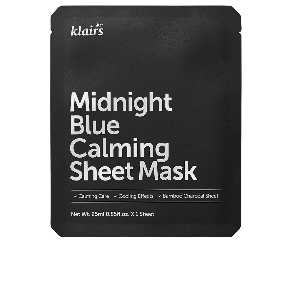 Klairs ミッドナイトブルーカーミングシートマスク