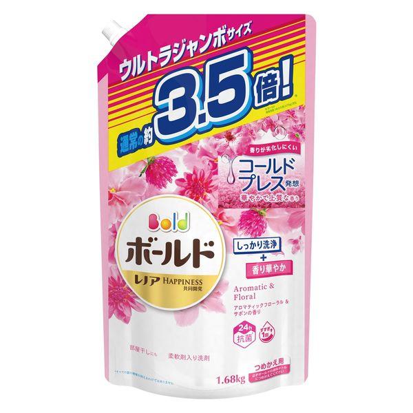 ボールドジェル アロマティックフローラル&サボンの香り 詰め替え 1680ml P&G (4987176131812)