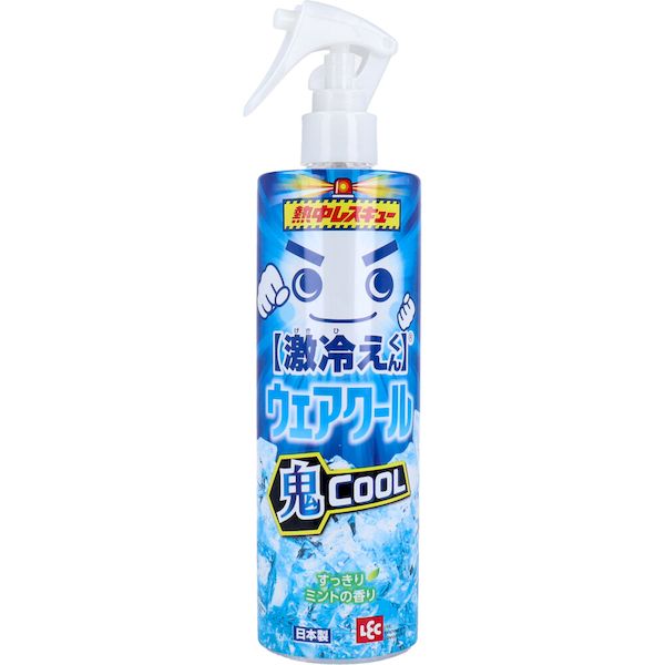 レック 激冷えくん 熱中レスキュー ウェアクール 鬼クール 400ml 4573177597711 すっきりミントの香り 激落ちくんシリーズ