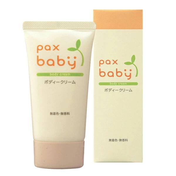 メール便 太陽油脂 パックス ベビー ボディークリーム (顔・からだ用) 50g 4904735054818