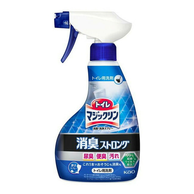 花王 トイレマジックリン 消臭ストロング トイレ用洗剤 フレッシュハーブの香り 本体 400ml 4901301311856 -ni