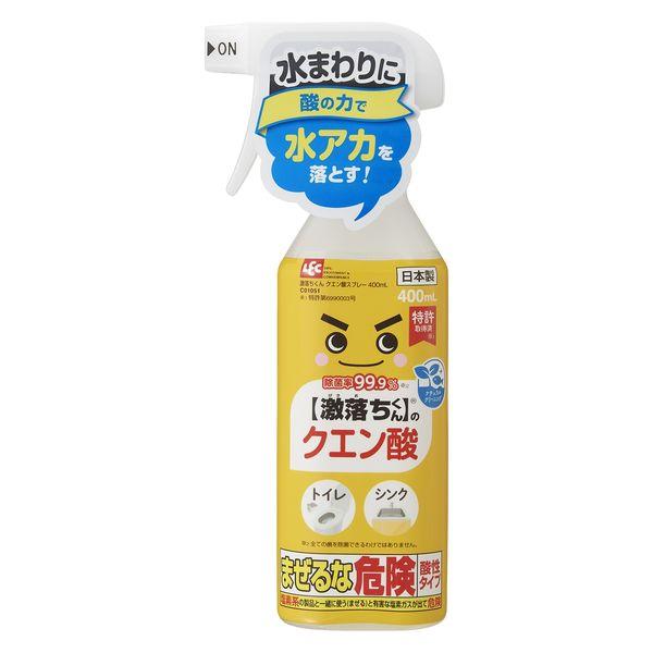 レック 激落ちくん クエン酸スプレー 本体 400ml 4573177598343 -tsu 液体タイプ 掃除用品