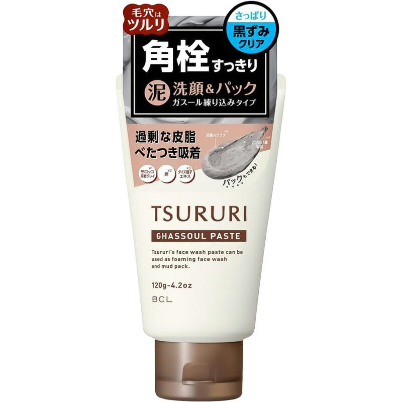 ツルリ 洗顔ペースト ガスール 120g 4515061013624