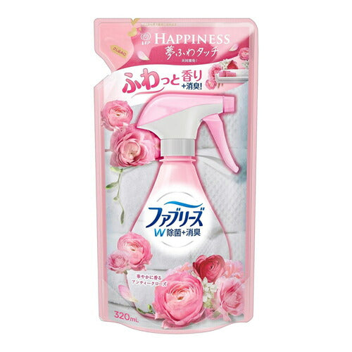 P&G ファブリーズwithレノアハピネスアンティークローズ&フローラルの香り詰替 320ml 4902430642927 -ne