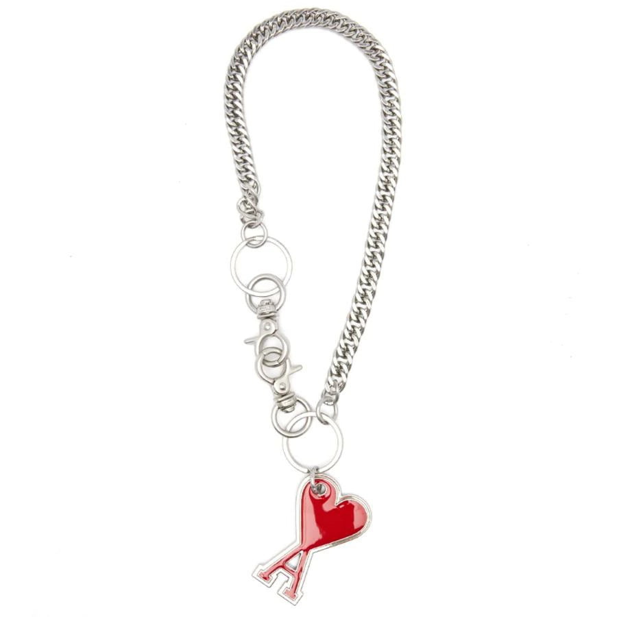 AMI Paris キーホルダー アミ パリス AMI DE COEUR SMALL A HEART KEYRING チェーン キーリング UKR903 AMI ALEXANDRE メンズ レディース ユニセックス 正規品