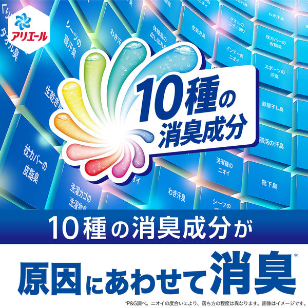 P&G アリエールジェル 詰替 1.91kg 4987176219244 消臭 成分 漂白剤 防カビ 抗菌 ドラム式 洗濯 洗剤