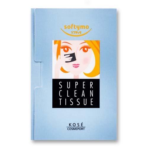 メール便 softymo (ソフティモ) スーパー あぶらとり 黒シート 60枚 4971710311747 鼻 毛穴 あぶら 汗 脂取り紙