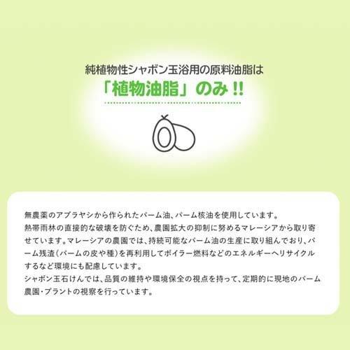 純植物性 シャボン玉 浴用 3個入り 4901797003143 無添加石けん
