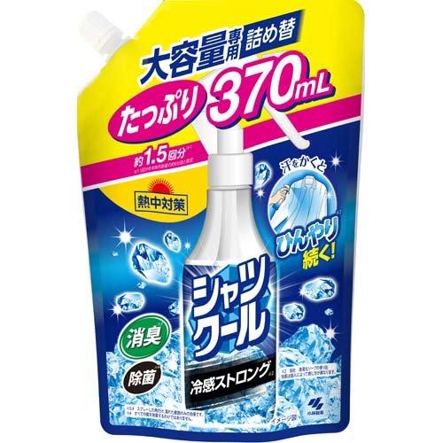 メール便 熱中対策 シャツクール 冷感ストロング 詰め替え 370ml 4901548603035 夏 汗 暑さ