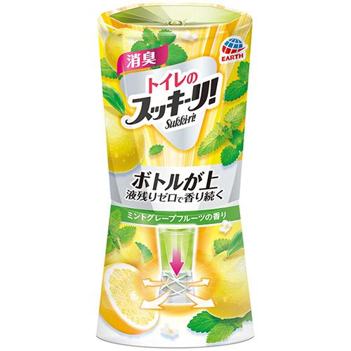 アース製薬 トイレのスッキーリ! Sukki-ri! ミントグレープフルーツの香り 400ml 4901080623218 消臭芳香剤 トイレ用