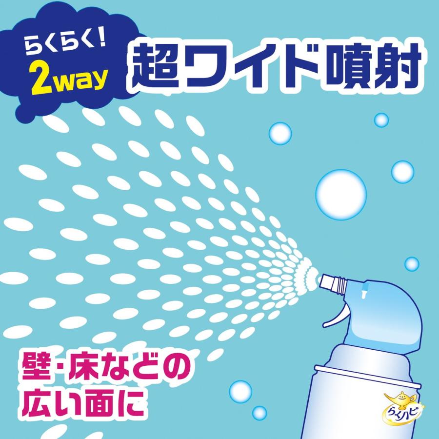 アース製薬 らくハピ くるくるバブルーン お風呂まるごと 360ml 4901080694119 キッチン お掃除