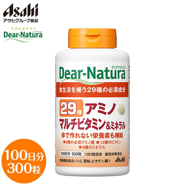 アサヒ ディアナチュラ 29 アミノ マルチビタミン&ミネラル(300粒) 4946842635900 アミノ ビタミン ミネラル