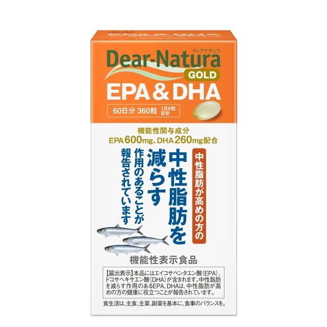 アサヒ ディアナチュラゴールド EPA&DHA 60日(360粒) 4946842639021