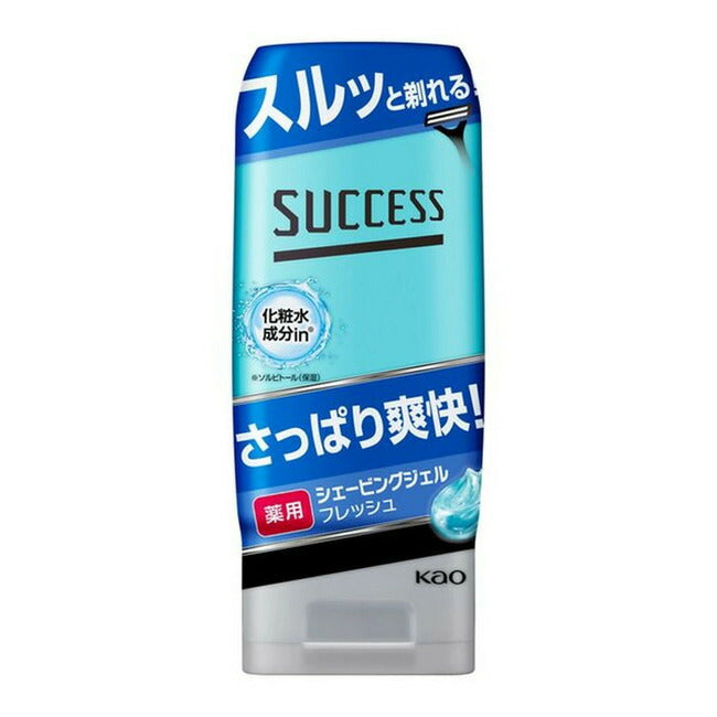 花王 サクセス 薬用シェービングジェル フレッシュ 180g 4901301031525