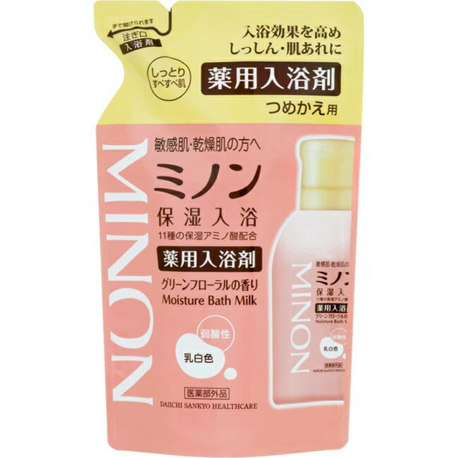 第一三共ヘルスケア ミノン 薬用保湿入浴剤 つめかえ用 400ml 4987107622549