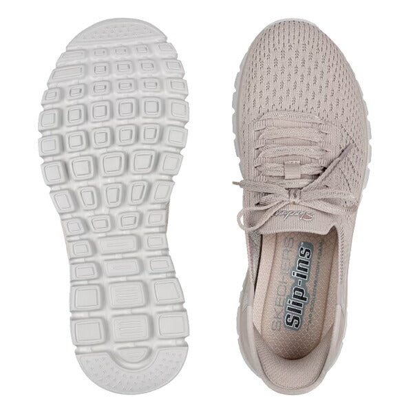 スケッチャーズ SKECHERS レディース スリップインズ グレースフル - ファースト ブラッシュ 100736 スリッポン 洗濯可 ヴィーガン素材