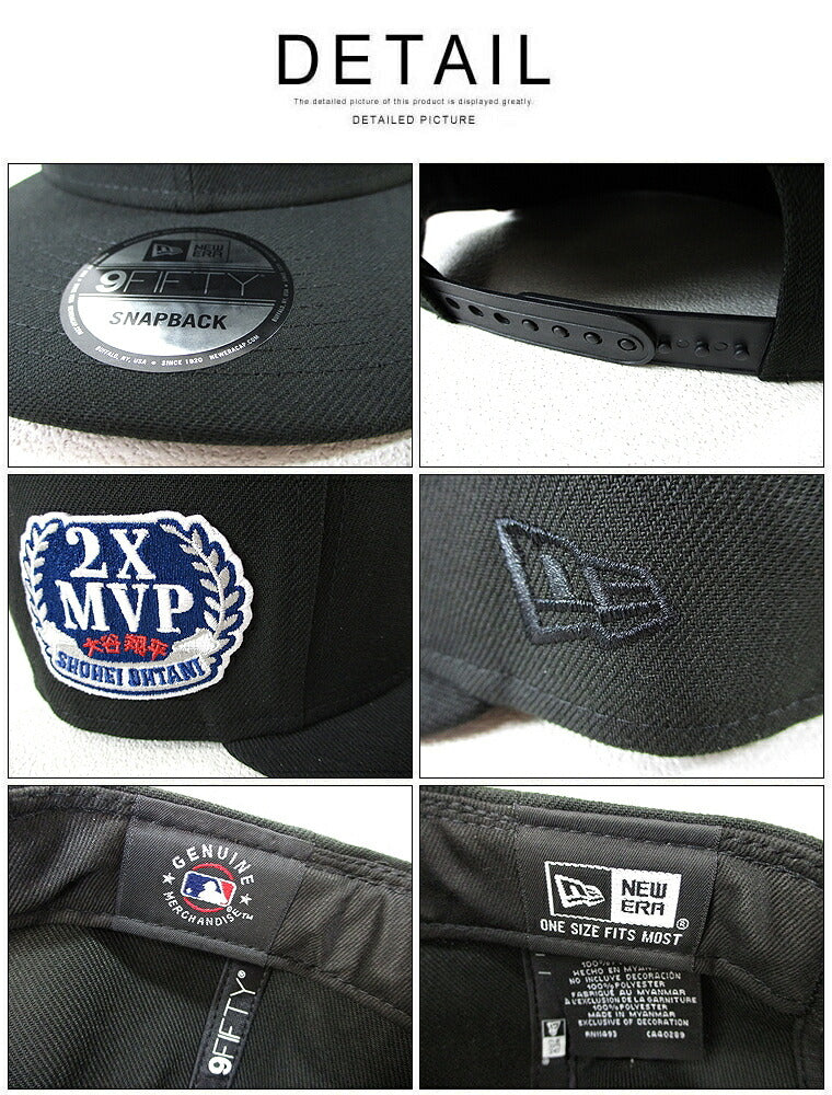 ニューエラ【NEW ERA】9FIFTY 大谷翔平 60585254 MVP Los Angeles Dodgers ロサンゼルス・ドジャース キャップ 帽子