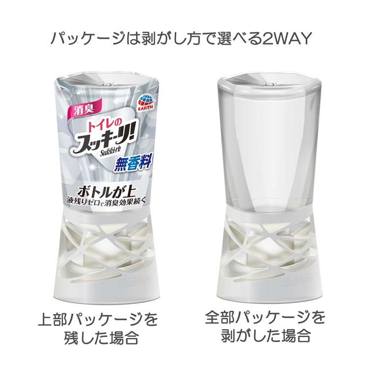 アース製薬 トイレのスッキーリ !Sukki-ri! 無香料 400ml 4901080649218 トイレ用 消臭剤