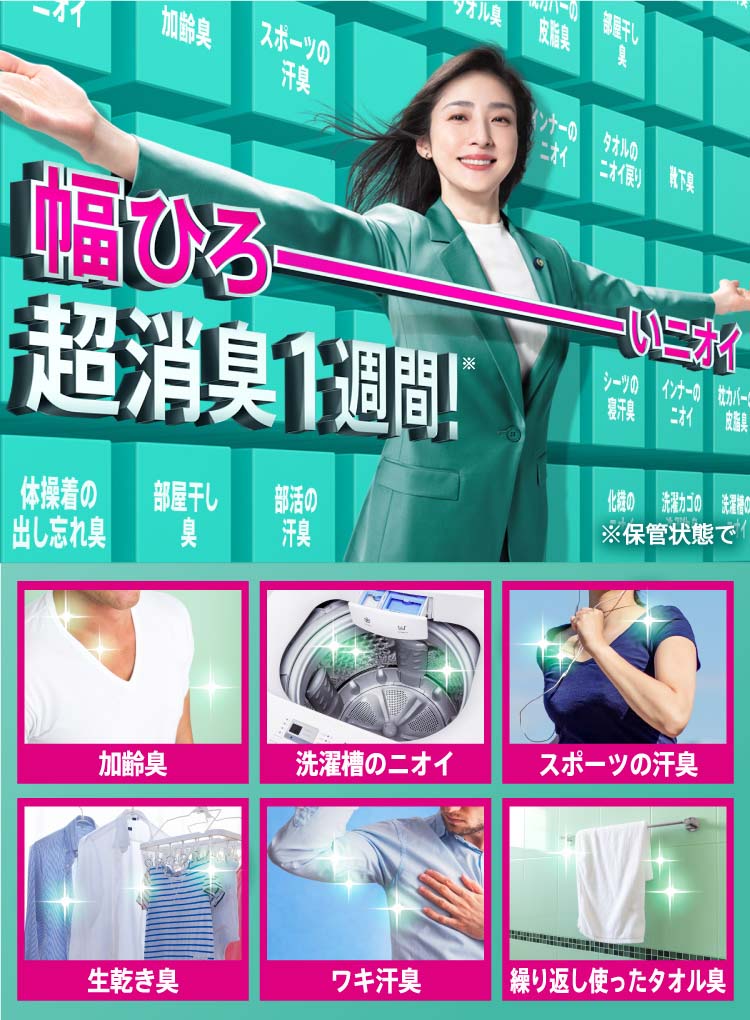 レノア 超消臭 1weekみずみずしく香るシトラスの香り つめかえ用 超特大サイズ4987176167873