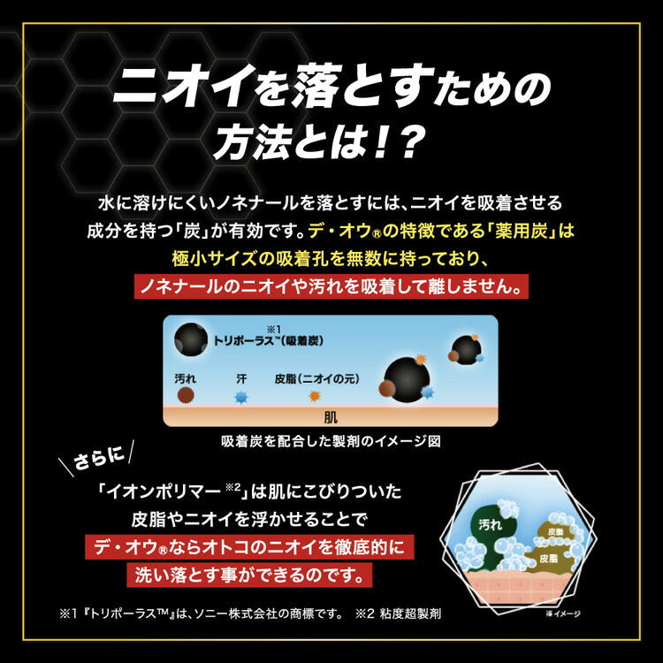デ・オウ 薬用 クレンジングウォッシュ ノンメントール ポンプ 520ml 4987241146031 洗浄 殺菌 消毒 体臭 汗臭 ボディソープ メンズ