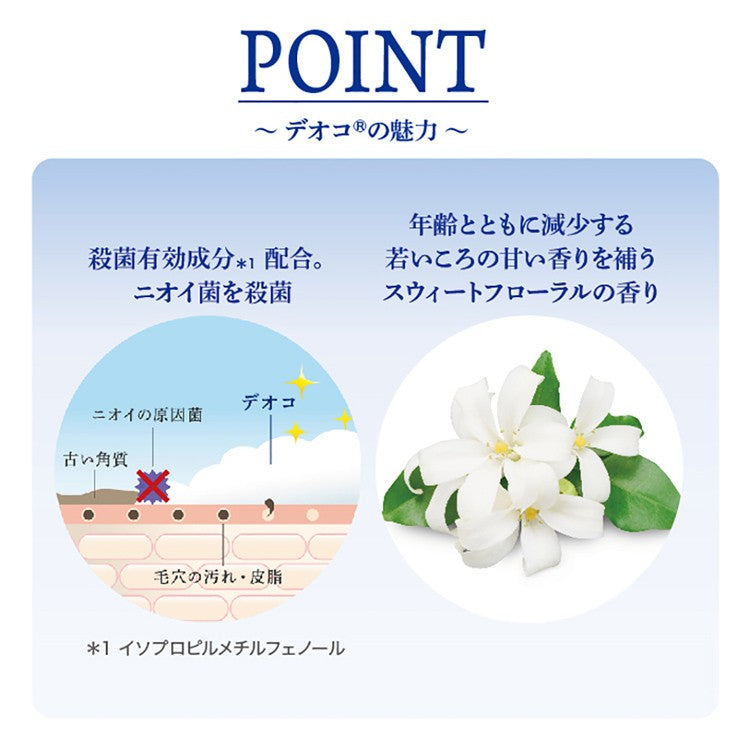 メール便 デオコ 薬用ボディクレンズ つめかえ用 250ml 4987241157686 殺菌成分 清浄 殺菌 体臭 汗臭