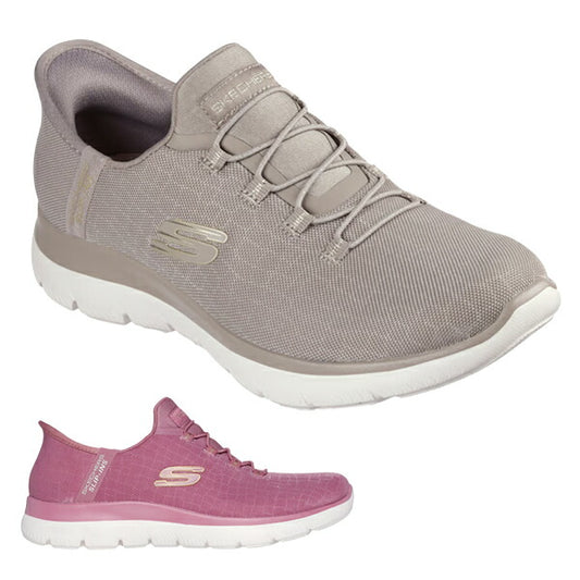 スケッチャーズ レディース スリップインズ サミッツ - クラッシー ナイト  150128W スリッポン 洗濯可 ヴィーガン素材