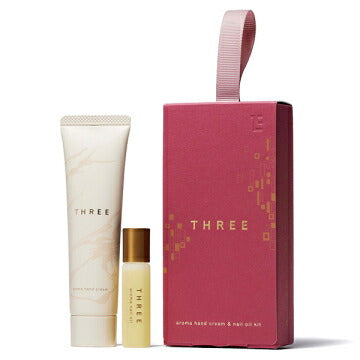ＴＨＲＥＥ　アロマハンドクリーム＆ネイルオイル　キット＜限定品＞