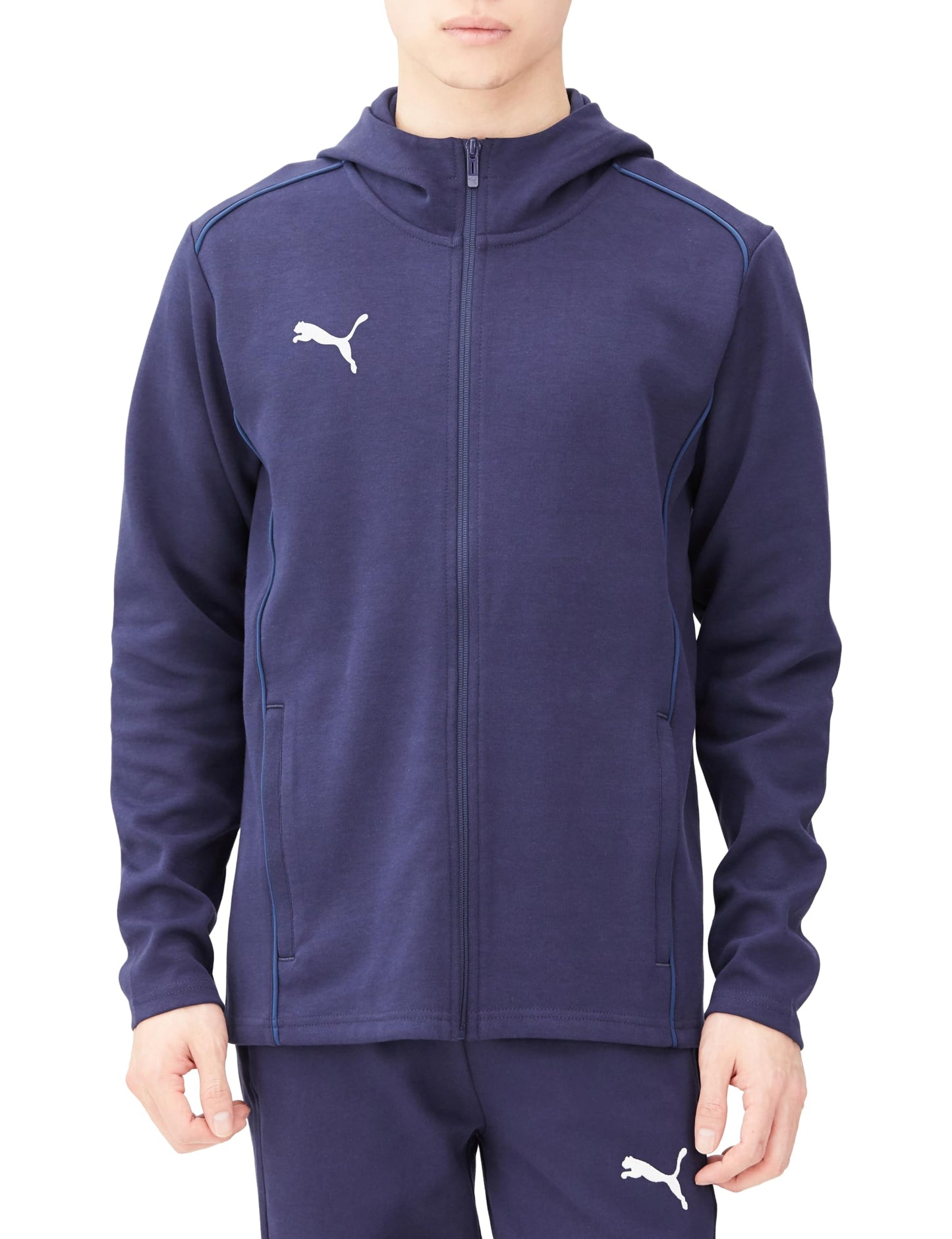 ZIP パーカー ネイビー _PUMA