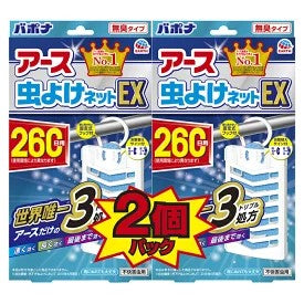 アース製薬 アース虫よけネットEX 260日用 2個パック 4901080016812