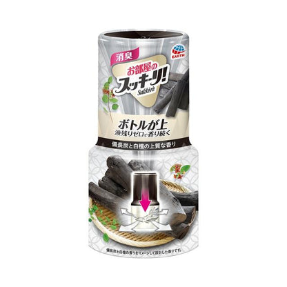 アース製薬 お部屋のスッキーリ!Sukki-ri! 備長炭と白檀の上質な香り 400ml 消臭剤 芳香剤 4901080691910