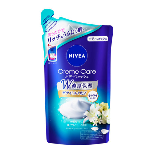 ニベア クリームケア ボディウォッシュ ブリティッシュロイヤルリリーの香り つめかえ 360ml　4901301372635