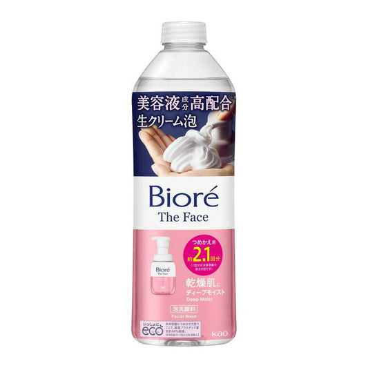 花王 ビオレ ザフェイス 泡洗顔料 ディープモイスト つめかえ用 340ml 4901301408204