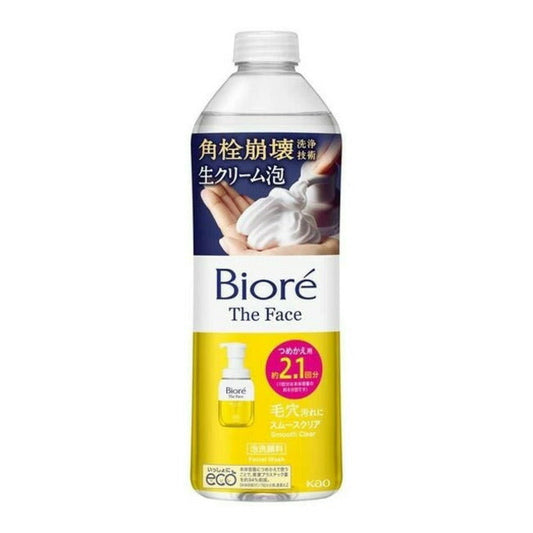 花王 ビオレ ザフェイス 泡洗顔料 スムースクリア つめかえ用340ml 4901301414397