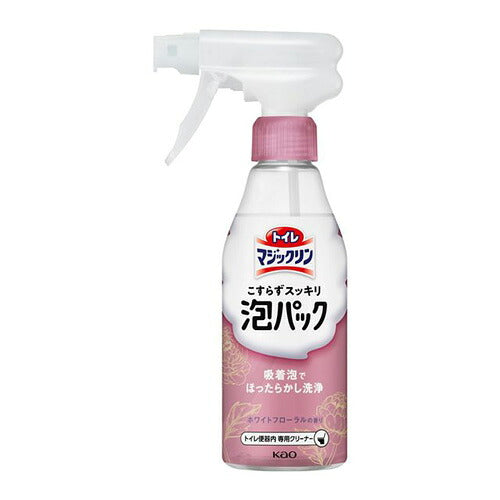 花王 トイレマジックリン こすらずスッキリ泡パック ホワイトフローラルの香り 本体(300ml) 4901301454720