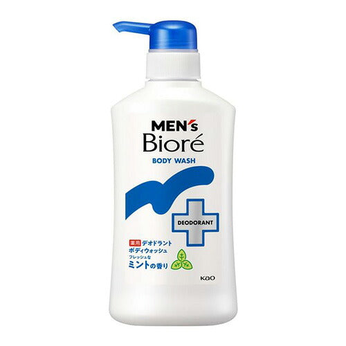花王 メンズビオレ 薬用デオドラントボディウォッシュ フレッシュなミントの香り 本体  420ml 4901301463166