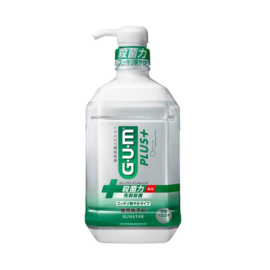 サンスター ガム GUM プラス デンタルリンス スッキリ爽やかタイプ900ml / 4901616012615