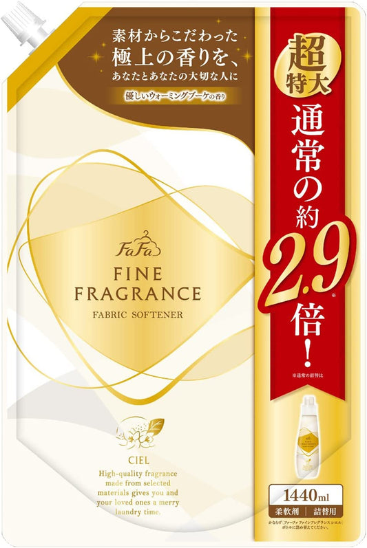 「ポイント10倍」 ファーファ 超特大 ファインフレグランス シエル 詰替 1440ml / 490213567017 ウォーミングブーケの香り