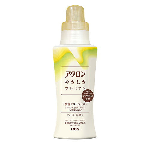 ライオン アクロンやさしさプレミアム グリーンシトラスの香り 本体 420ml 4903301372387