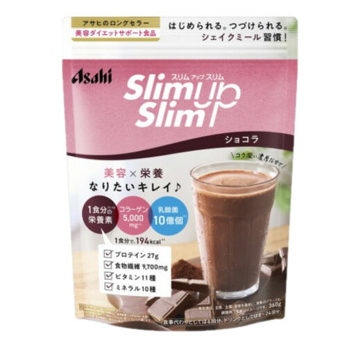 アサヒ スリムアップスリム シェイク ショコラ味(360g) 4946842636013