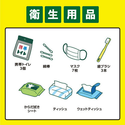 アイリスオーヤマ 品名 防災セット 1人用31点 ブラック 4967576534055